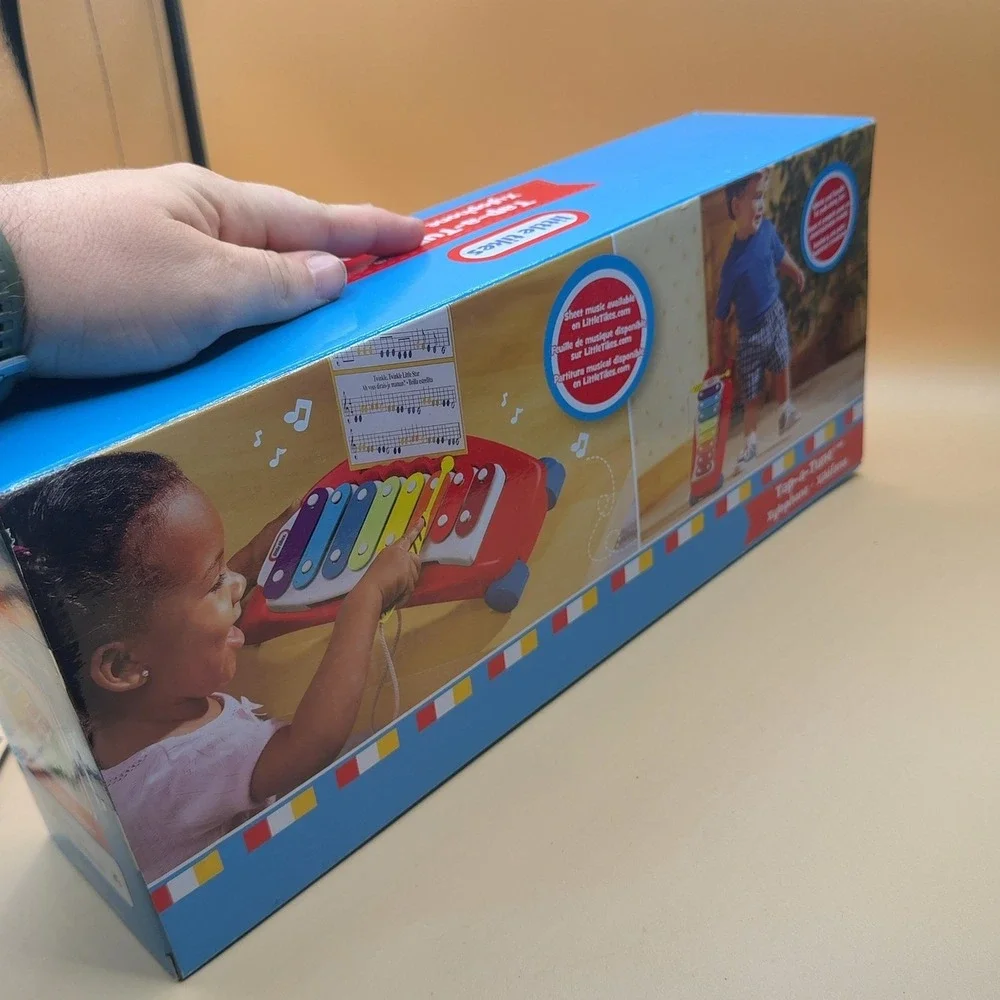 Little Tikes Tap-a-Tune Xylophone Pull-Along Toy Red Rainbow New with Box